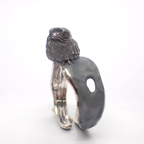 雛のガマグチヨタカリング (black)