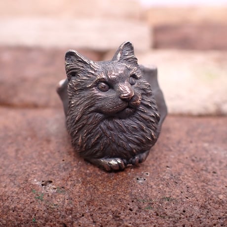 ノルウェージャンフォレストキャットリング (black)