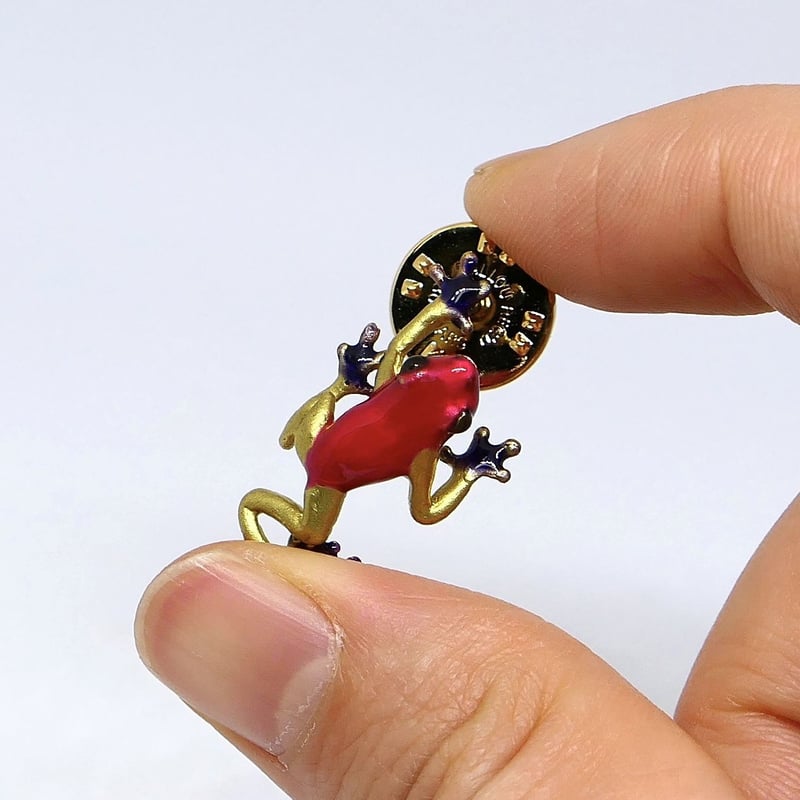 イチゴヤドクガエルブローチ | EmiriA online shop