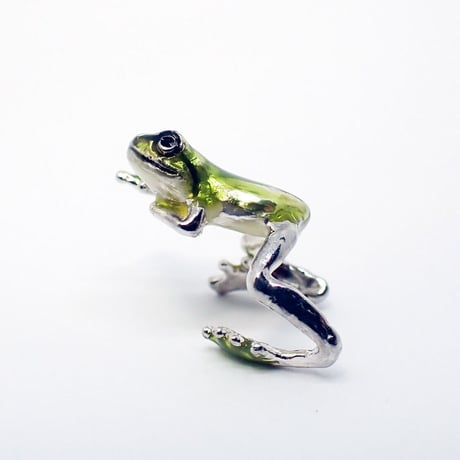 アマガエルイヤーカフ(green)