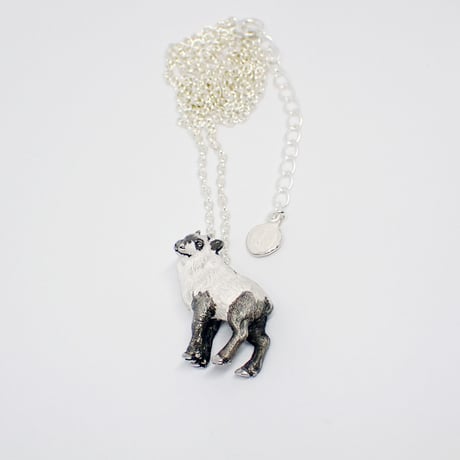 ニホンカモシカネックレス(white)