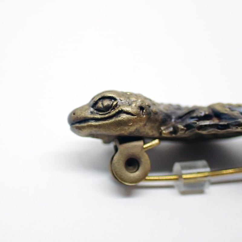 DIOR ヴィンテージ ブローチ トカゲ モチーフ アニマル レオパ ノー