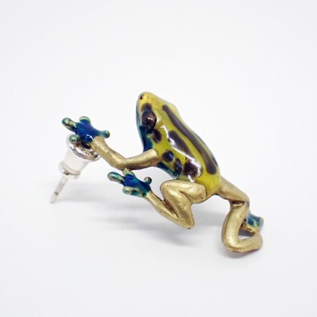 アイゾメヤドクガエルピアス