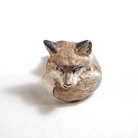 キツネ尻尾ピアス（赤狐）
