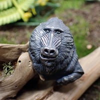 物言いたげなマンドリルリング(black)