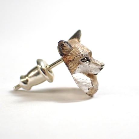 キツネ尻尾ピアス（赤狐）
