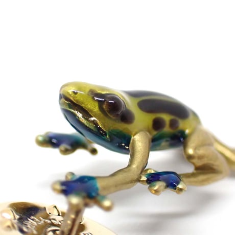 アイゾメヤドクガエルブローチ