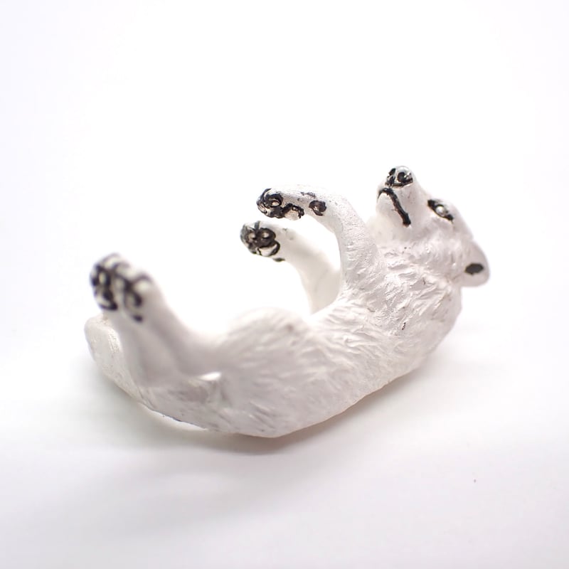 耳の守り神オオカミイヤーカフ(white) | EmiriA online shop