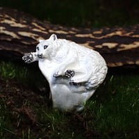 オオカミ前足枕リング(white)