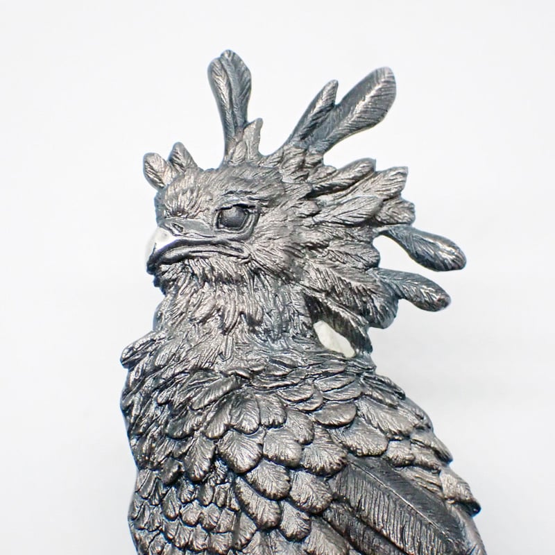 ヘビクイワシ全身ブローチ(black matte) | EmiriA online shop