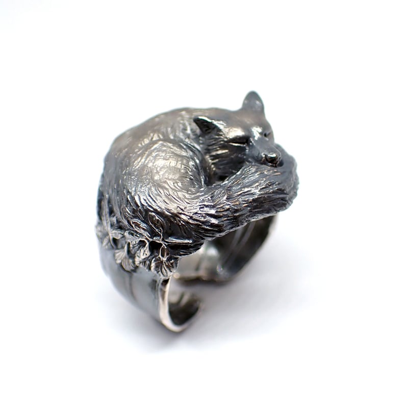 キツネの尻尾枕リング (銀狐) | EmiriA online shop