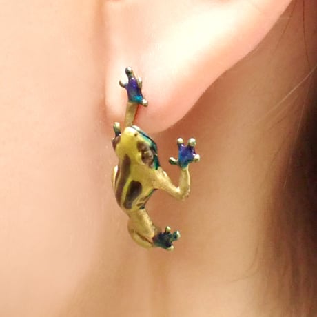 アイゾメヤドクガエルピアス