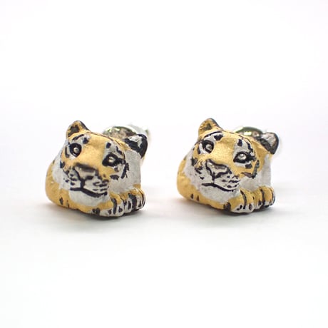 トラ両前足ピアス(white yellow)