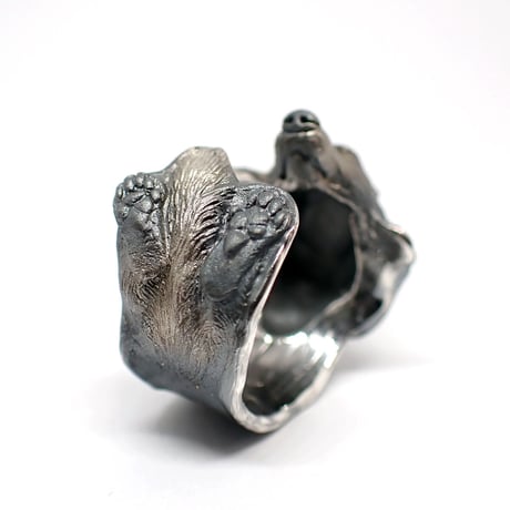 アナグマぺったリング(black)