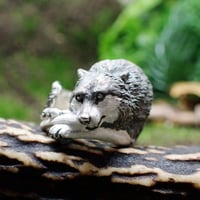 オオカミと肋骨リング(black＆white)