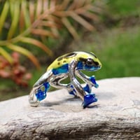 アイゾメヤドクガエルイヤーカフ