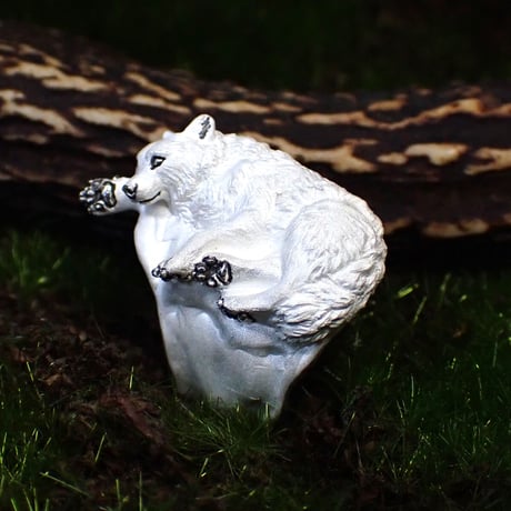 オオカミ前足枕リング(white)