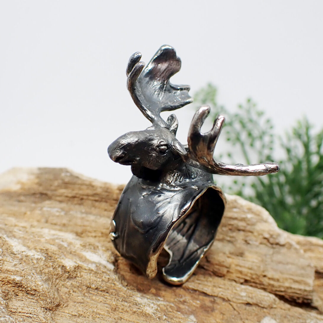 Edouard Rambaud エドワールランボー 蝶 ナプキンリング 3個 泳ぐヘラジカリング | EmiriA online shop