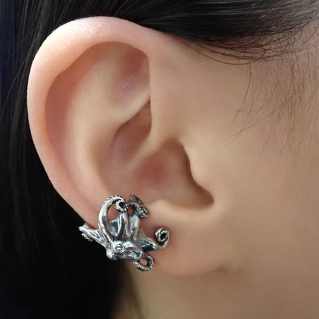 マダコイヤーカフ(black)