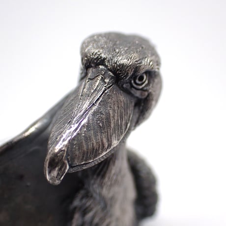 佇むハシビロコウリング(black matte)