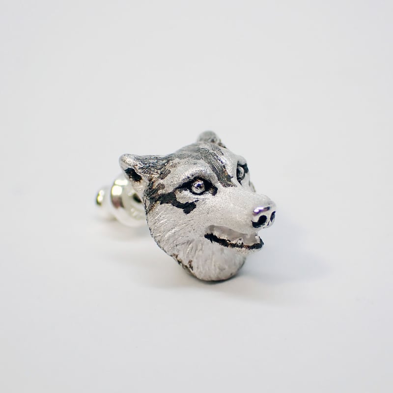 オオカミぺろっとピアス(gray) | EmiriA online shop