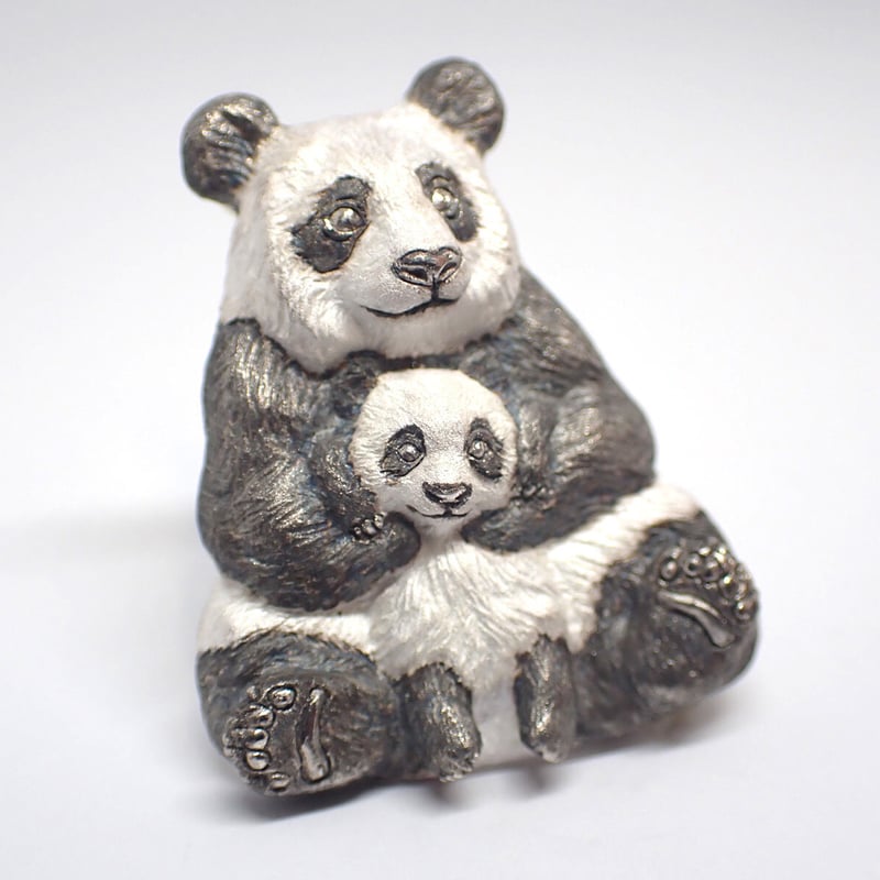 親子パンダブローチ | EmiriA online shop
