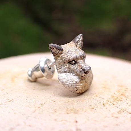 キツネ尻尾ピアス（赤狐）