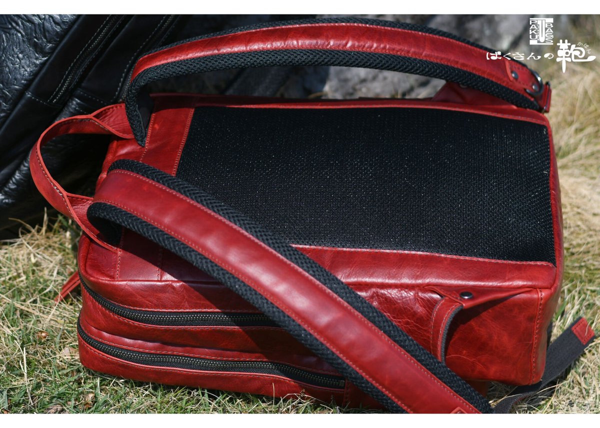 限定MODEL リュックL 「ワイン」・「コンビブラック」 | ぱくさんの鞄