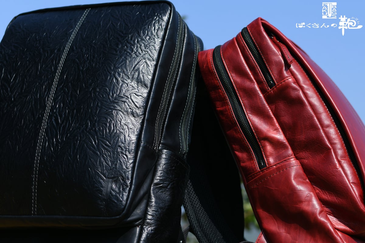 限定MODEL リュックL 「ワイン」・「コンビブラック」 | ぱくさんの鞄