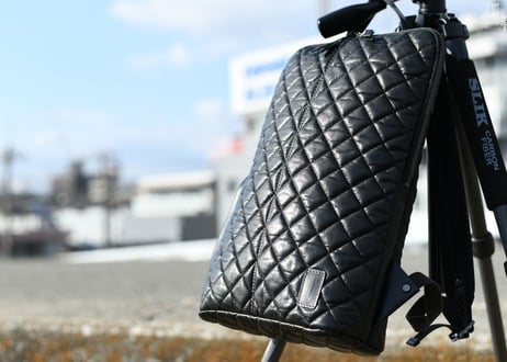 限定モデル　リュックS　ブラック牛革　ボンディング加工