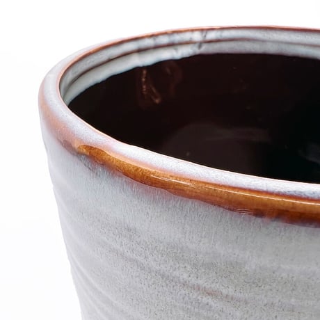 sera pot / white blue Sサイズ