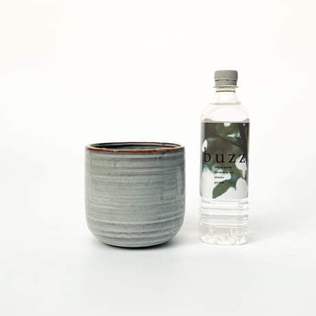 sera pot / white blue Sサイズ