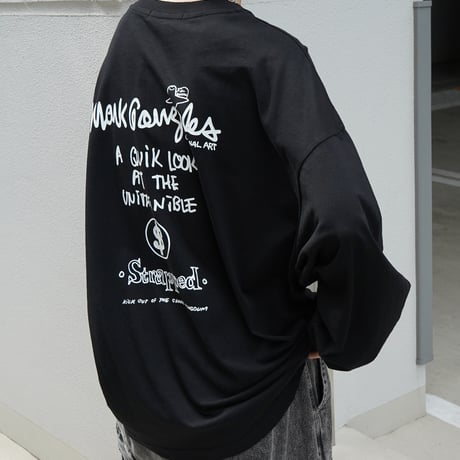 【MARK GONZALES ARTWORK COLLECTION】ロゴプリントロンT /ブラック