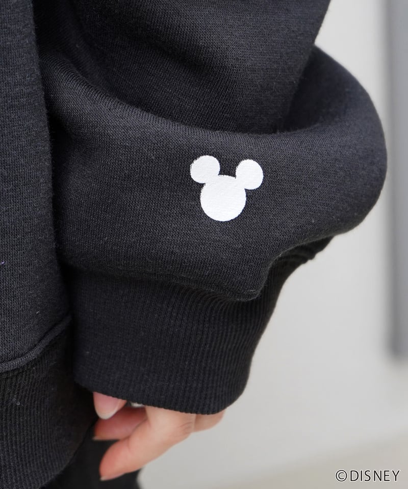 WALT DISNEY ピグメントスウェット Disney】ピグメントロックミッキースウェットT（スウェット