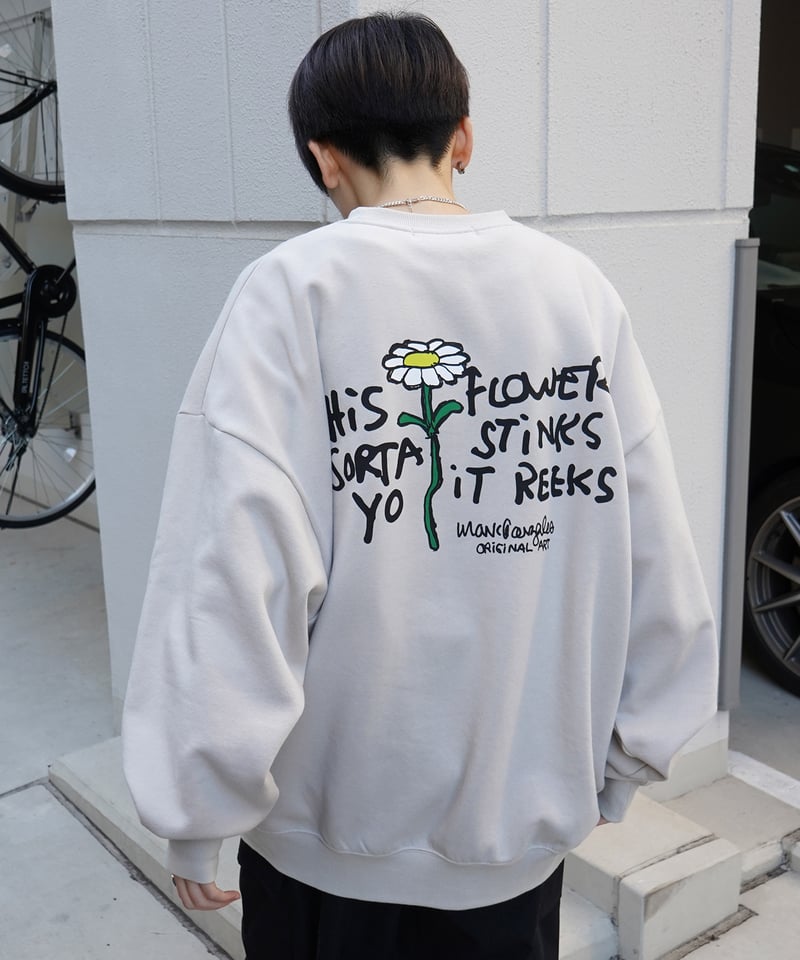 MARK GONZALES ARTWORK COLLECTION】フラワーバックプリントスウ