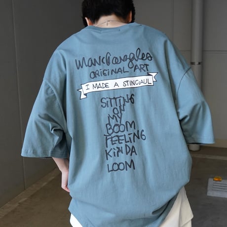 【MARK GONZALES ARTWORK COLLECTION】ロゴ バックプリントTシャツ /ミント