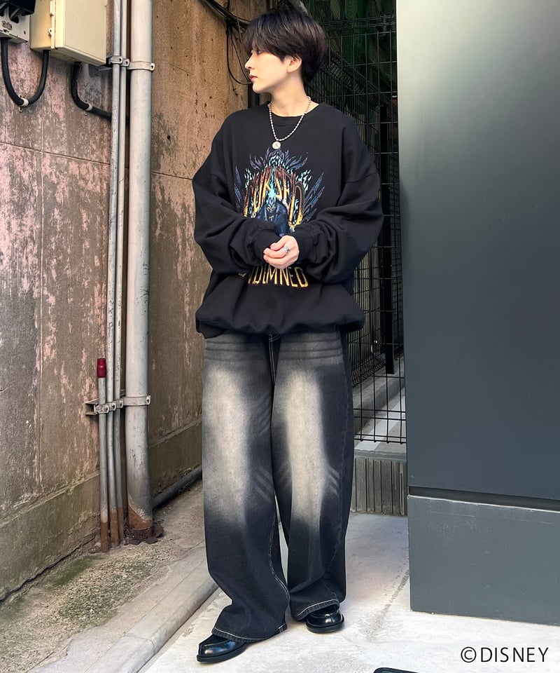 90s ヴィンテージ Disney VILLAINS スウェット ハデス L 黒 90s ヴィンテージ Disney VILLAINS スウェット ハデス L 黒