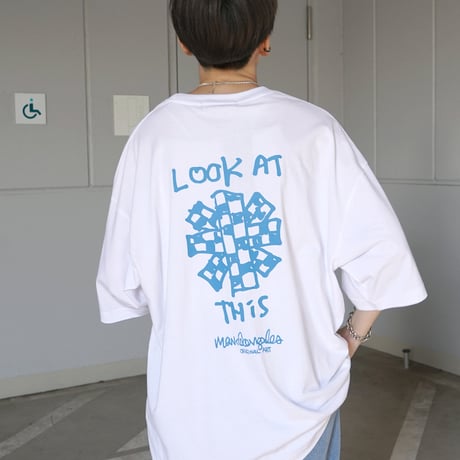 【MARK GONZALES ARTWORK COLLECTION】バックプリントTシャツ /ホワイト