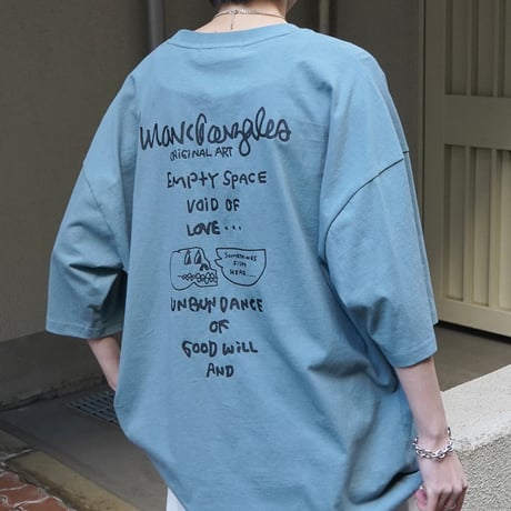 【MARK GONZALES ARTWORK COLLECTION】スカル バックプリントTシャツ /ミント