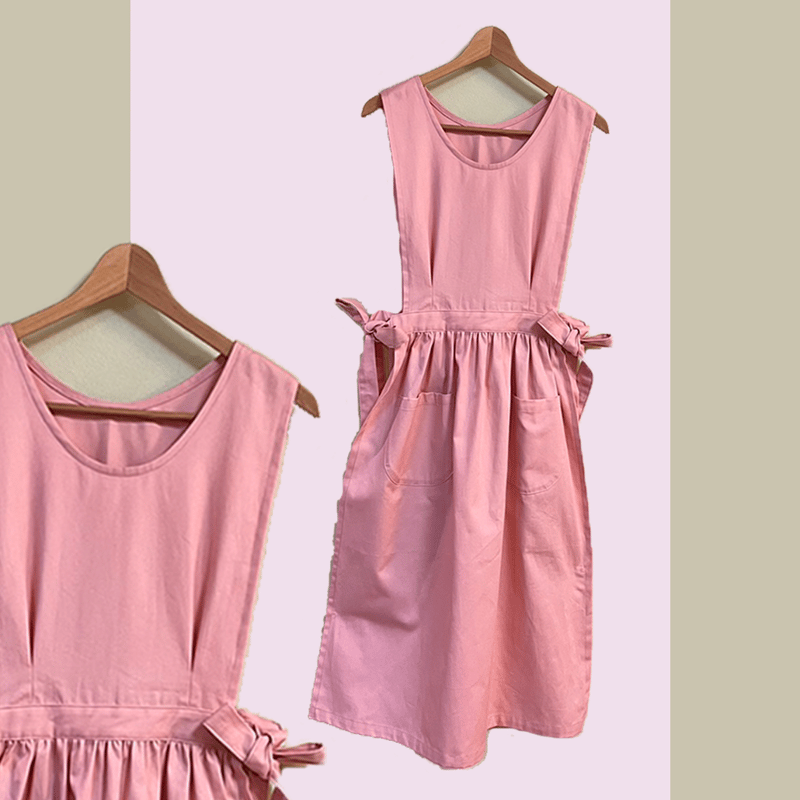 新色】Mii Mii 『シュタイナー園のやさしいエプロン さくら』 | こども座