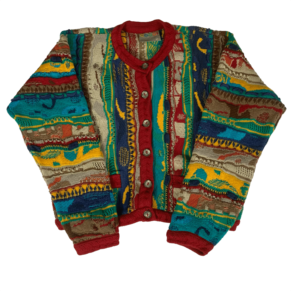 COOGI》3Dニット カーディガン カラフル | ATM【アトム】 COOGI》3Dニット カーディガン カラフル | ATM【アトム】