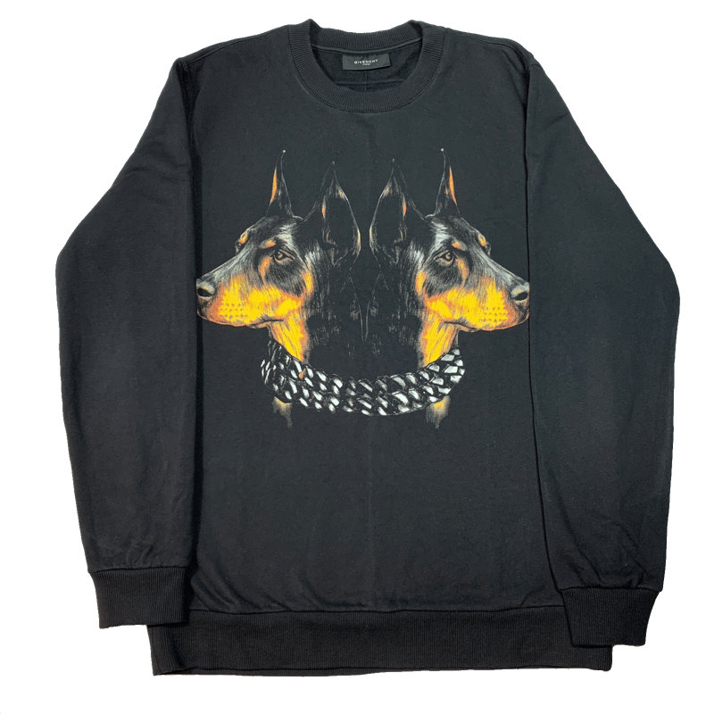 GIVENCHY 13aw スウェット　ドーベルマン　チェック