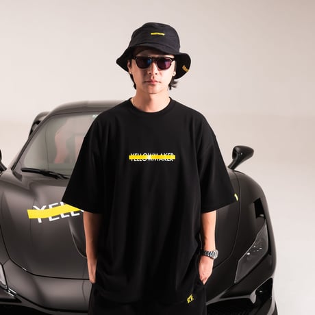 "YELLOWMAKER" Small logo Oversized T-shirt