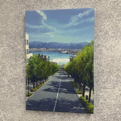 アートパネル　大西翔 「坂のある風景」