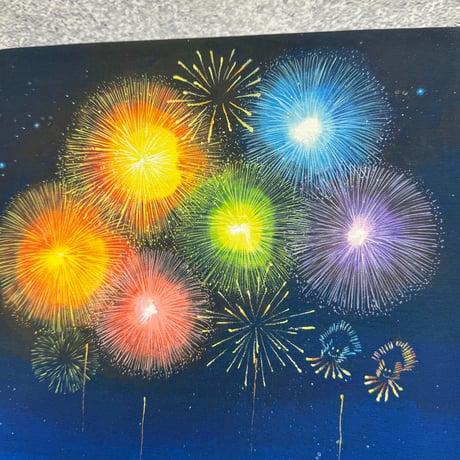 アートパネル　大西翔 「みなと祭の夜」