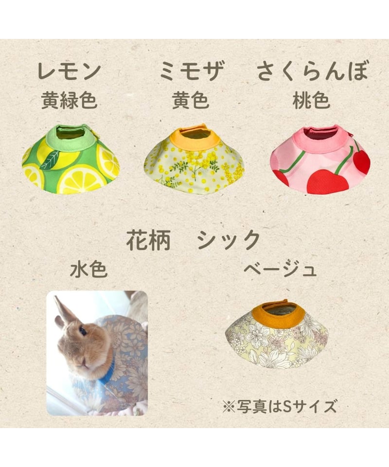 ウサザベスカラー】 エリザベスカラー ウサギ | コザクランラン 9/26