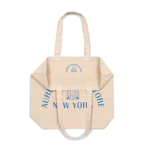 AURUM ONLINE STORE NEW YORK Tote (Natural x Bule)