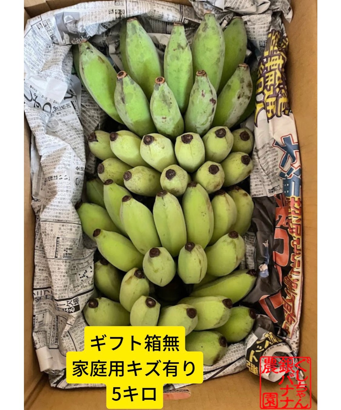 沖縄県産 丸ごと銀バナナ 24キロ かて
