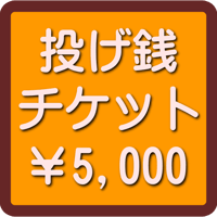 【備考欄に必ず当該ライブの日付をご記載ください！】投げ銭チケット