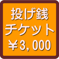 【備考欄に必ず当該ライブの日付をご記載ください！】投げ銭チケット
